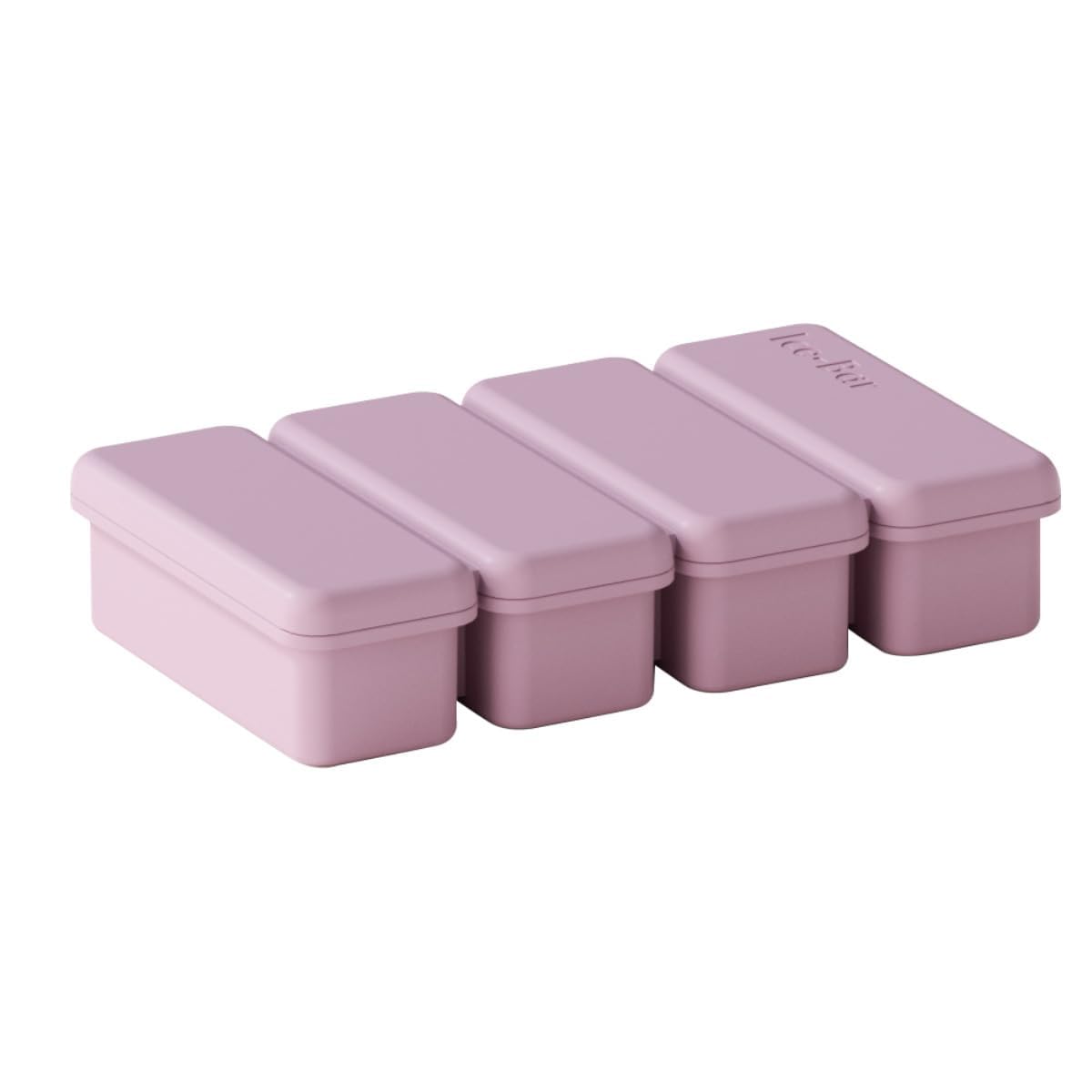 Durable Extra Large Silicone Freezer Non-Stick Ice Maker Trays with Lids 4-Compartment Meal Prep Food Soup Storage Containers Easy Press Demolding Ice. (1 pcs)-image-16