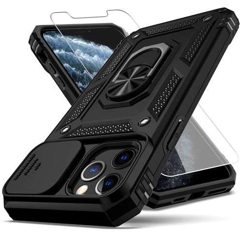 Coque iPhone 11 Pro antichoc avec protège-objectif et béquille