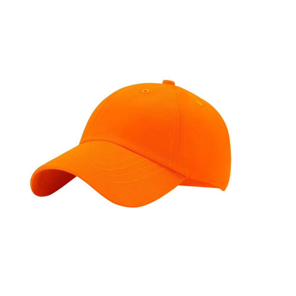 Toddler Sun Hat Toddler Baseball Hats for Boys and Girls(2-7 Years) Orange