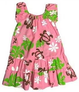 Amazon Co Jp 子供服ハワイアンムームー キッズワンピース 3 4歳 女の子用ワンピース 3歳 4歳 ピンクホヌ 服 ファッション小物