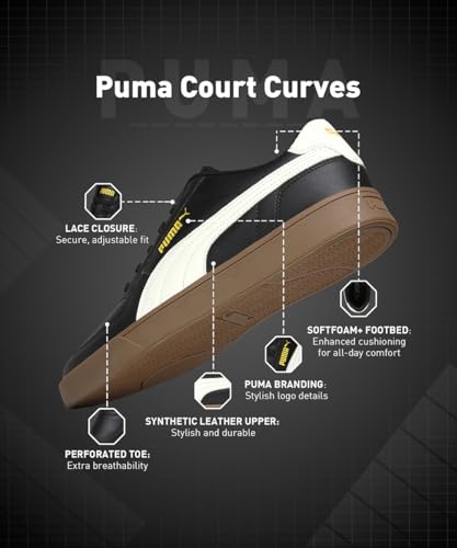 Image of Puma Unisex-Adult Court Curves Sneaker