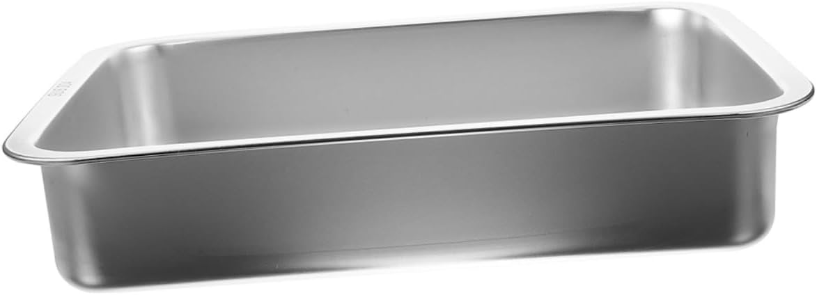 SUPVOX Open Litter Box for Small Pets Nonstick Cat Litter Pan Design for Easy Cleaning Spacious Dimensions for Comfort