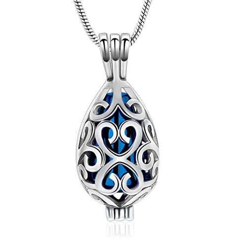 Cadeau pour la perte d'un être cher : collier avec pendentif urne funéraire