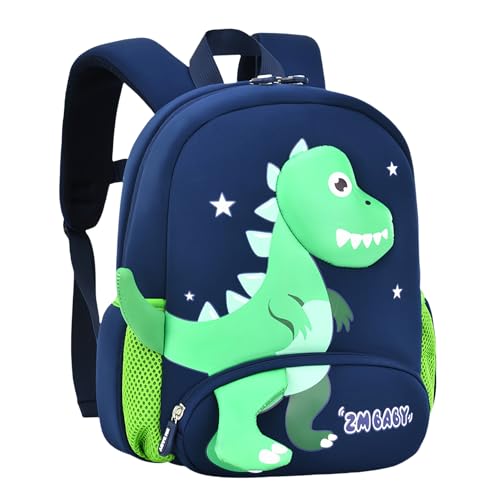 Dinosaur Boys Backpack for Toddler Kids, Anti-lost Bookbag for To...