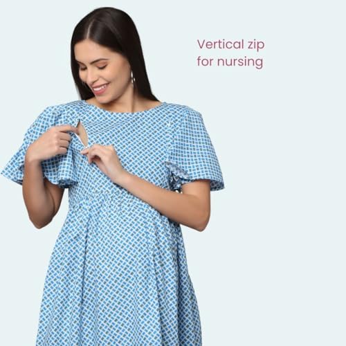 Image of Morph Maternity | Maternity Dresses for Women | Fits During Pregnancy & Post Pregnancy | Back Tie to Adjust