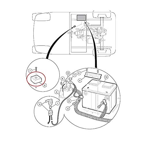 Spannungsregler 102711201 – Passend für Club Car Golf- und Transportfahrzeuge (Carryall, DS, Precedent und mehr)