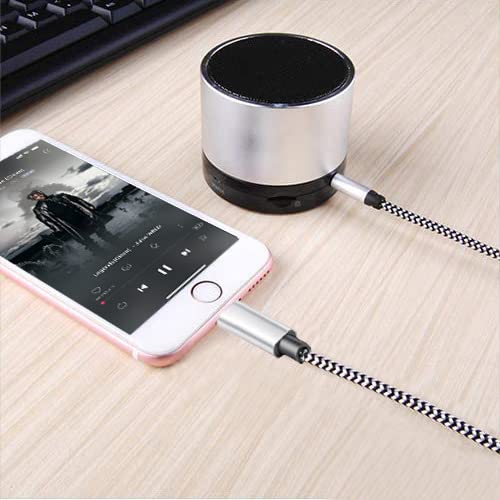 Wahbite Lightning to 3.5mm Audio Cable Compatible with iPhone 13/12/11/XR/XS/X/8/7/6 Plus/SE 2, iPad