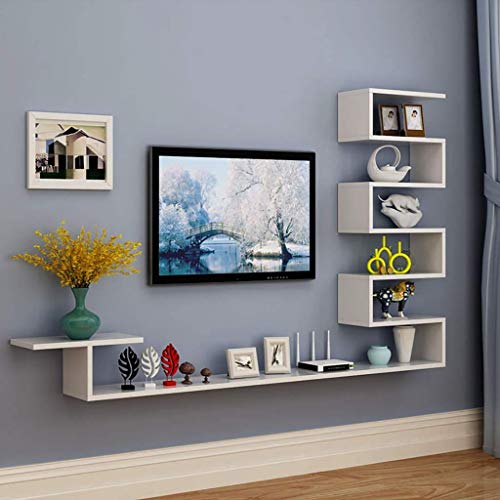 Schwimmende Regale Wand-TV-Schrank/WiFi-Router-Rack/Speicher-Rack CD/DVD-Player/Projekt