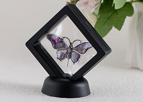 Image of Alilang Abalone Shell Butterfly Insect Brooch Lapel Pins Pendant Scarf Shawl Accessories Wedding Party