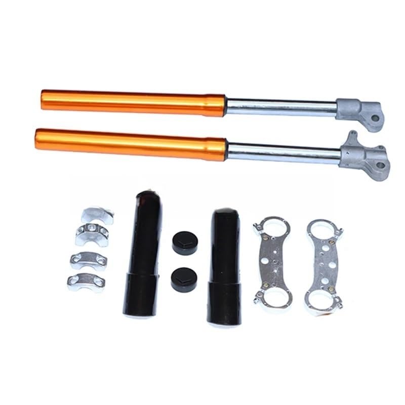 amortisseurs Avant arrière Suspension d'amortisseur de Fourche pour 47cc 49cc, Deux Temps pour Mini Moto Tout-Terrain, pièces de Modification, 6 Couleurs
