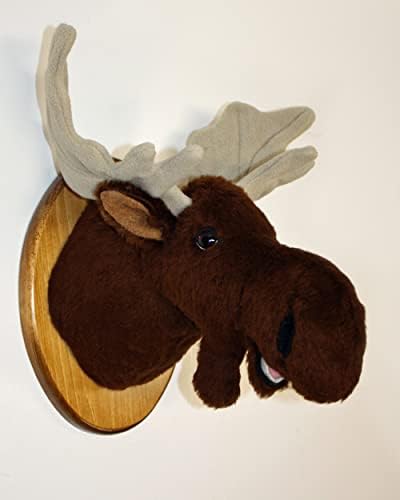 Plush Moose Head "Shorty" Medium Plaque Mount
