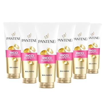 Pantene Pro-V Balsamo Ricci Perfetti 6x230ml per Ricci Crespi e Ribelli, Balsamo Uso Quotidiano, Pro-Vitamina B5 e Miscela di Nutrienti, Senza Olio Minerale e Coloranti, Tecnologia Active Nutri-Plex