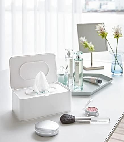 Packcy Plastic Wet Wipe Container with Moisture Lock Lid – Compact Tissue Organizer for Kitchen, Dining Table, Office & Travel Use 2