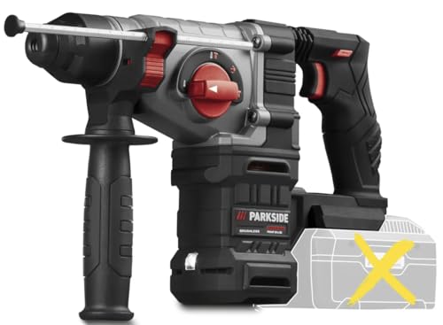 Parkside Performance 20-Li C3 - Martillo combinado (20 V, sin batería ni cargador, SDS-Plus)