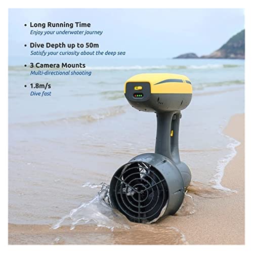 Onderwaterscooter met lange batterijduur, Onderwater Zee Scooter 1000w Elektrische Water Scooter Propeller for Watersporten Duiken Snorkelen Zwemmen Gemakkelijk te dragen en te bedienen - Image 3