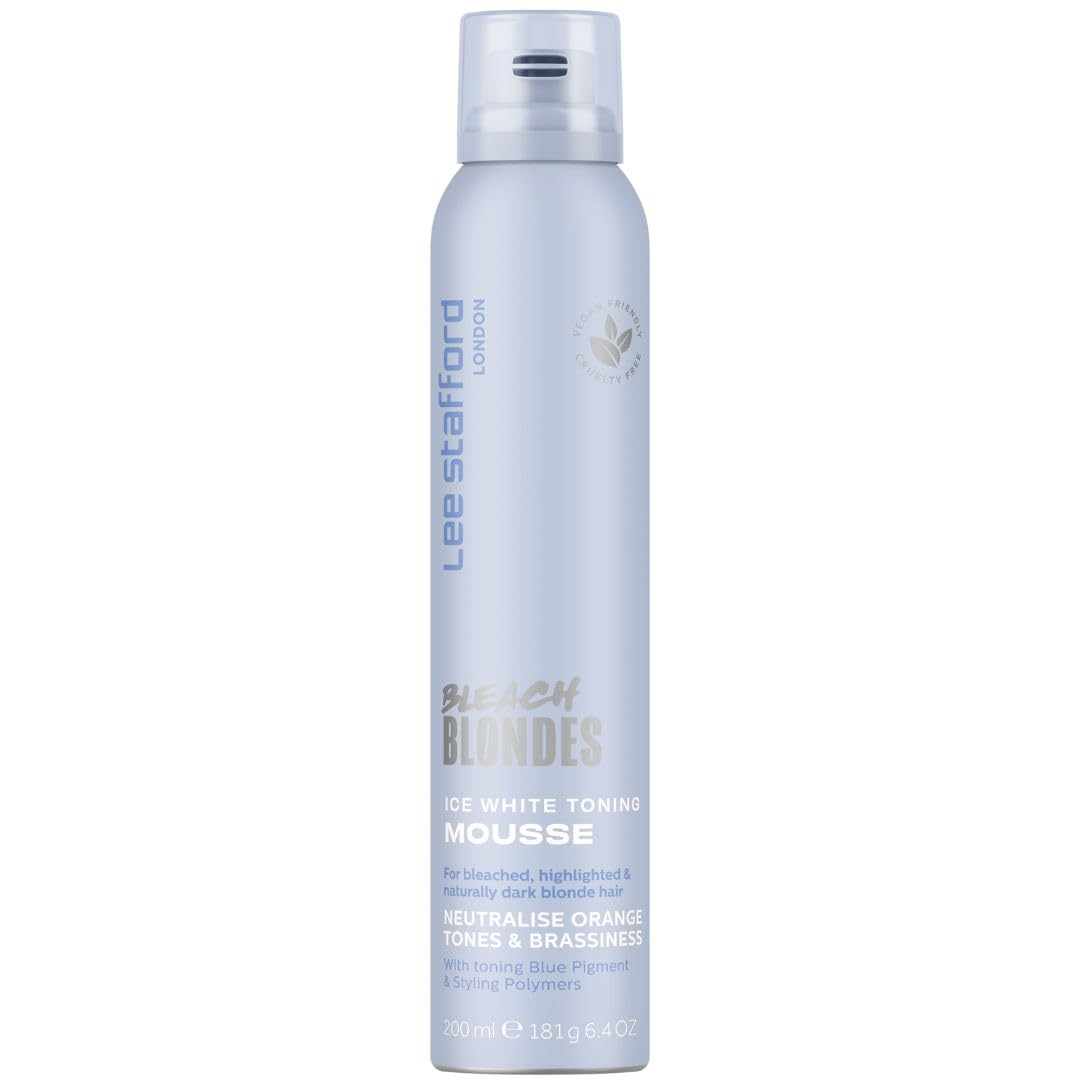 Lee Stafford Bleach Blondes Ice White Toning Mousse