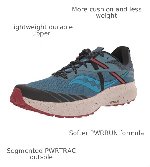 Image of Saucony Mens Ride 15 Tr