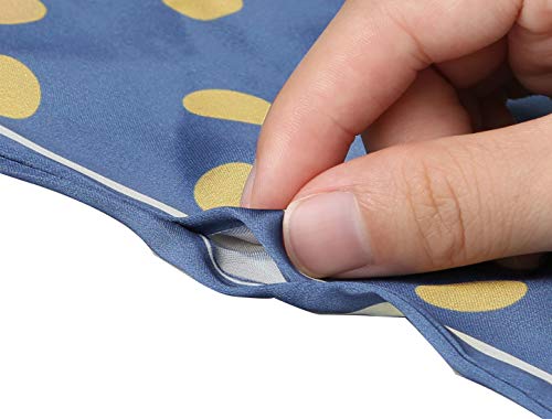 Allegra K Women Polka Dots Bevel Small Skinny Scarf Oblique Neck Scarves Double-Sided Neckerchief4