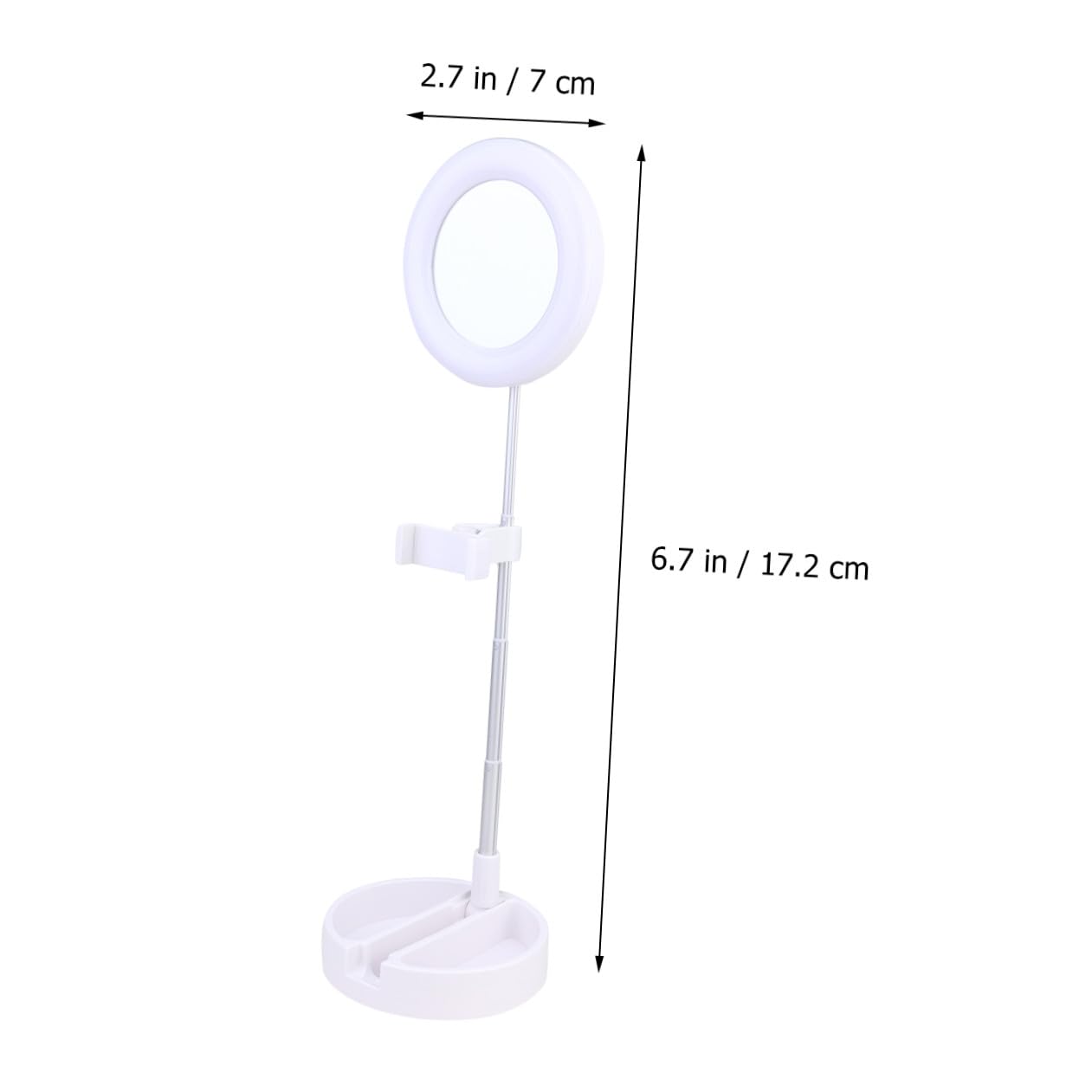 SHINEOFI Luce Ad Anello Per Selfie Led Lampada Da Tavolo Per Trucco Luce Led Regolabile Supporto Per Cellulare Multifunzionale Per Bellezza e Fotografia