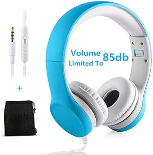 Yusonic Kids Headphones,Volume limiting and Audio Sharing Port,Play for School Boys Girls Children