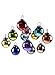 Serene Spaces Living 12pcs Multicolor Mercury Glass Ornament Set, Christmas Decorations, 2