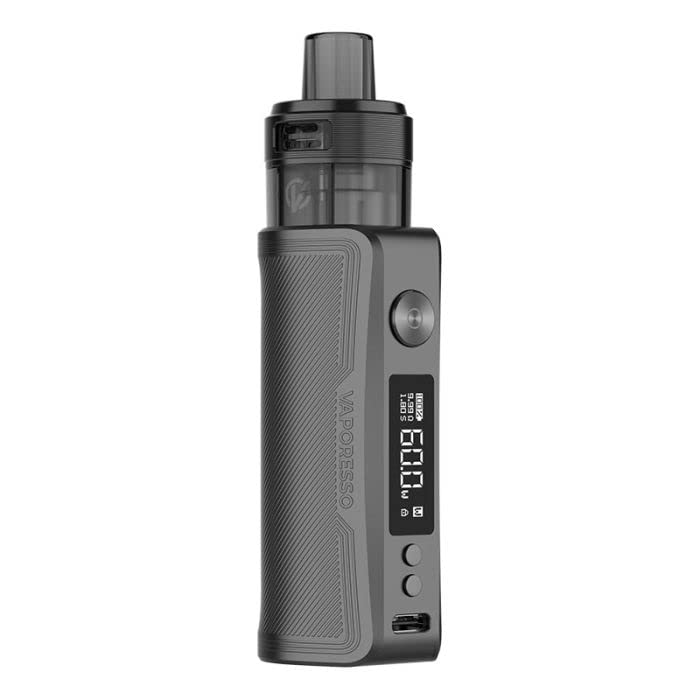 Digi Max Pod Kit For Geekvape J Pods, 3000mAh Fast Charge Battery, Double Top System, SSS Leak-Resistant Technology, 5-80W Output, Type-C Charging, TVDC, 2ml Cartridge No Nicotine (Matte Grey)