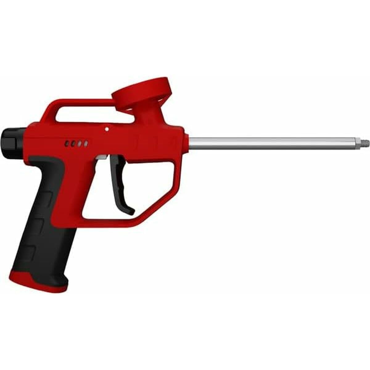 Soudal Red/Black Pu Foam Gun - Four Way Flow Control 137930