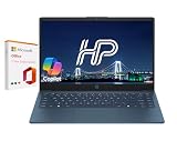 PLUS·ERA Customized Laptop, Created Using HP 14" Business & Student Laptop Computer with 1-Year Office 365, Quad-Core Intel Processor, 4GB/8GB/16GB RAM, 128GB UFS, AI Ready, Windows 11, Waterfall Blue