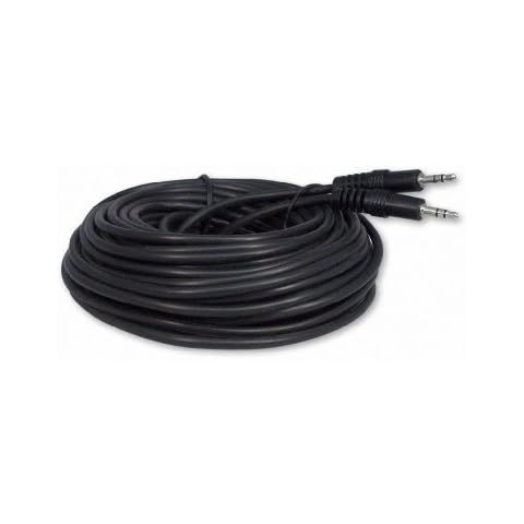 YCS basics 50 Foot 3.5mm Male to Male Stereo Audio Cable Headphone/Phone / MP3 Cable- for Your Car AUX Port, Smartphone, Tablet Cover