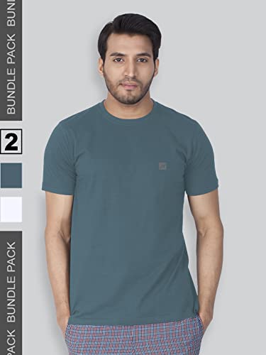 Image of Lux Nitro Pack of 2 Men's Round Neck Tshirt
