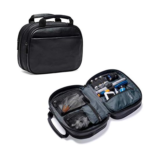 Myabetic Thompson Diabetes Travel Case for Glucose Monitoring Tools, Insulin Pens, Syringes, Etc Includes Insulation Lining (Black)