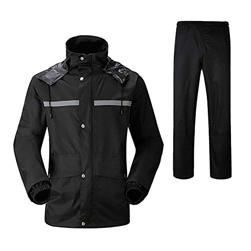 Polyy Yee Men's Rain Suit Waterproof Lightweight Hooded Rainwear for Golf,Hiking,Travel