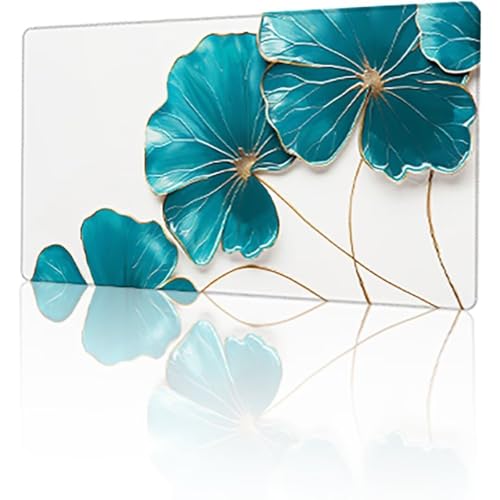 Verde Alfombrilla Gaming Planta Alfombrilla Ratón XXL 600 x 300 x 3 mm, Extendido Lmpermeable Antideslizante Gaming Mouse Pad Mejora la Precisión y la Velocidad, para Jugadores, PC, MAC, Regalo T-5914