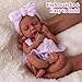 BABESIDE 12-Inch Silicone Baby Dolls - Platinum Weighted Reborn Dolls Silicone Full Body Realistic-Newborn Reborn Baby Doll Real Life with Complete Accessories for Kids Age 3+