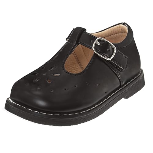 Image of Josmo Baby Girls Maryjane Flats Slipon - Newborn Infant Formal Dress Shoes School Mary Janes (Size 3-8 Infant-Toddlers)