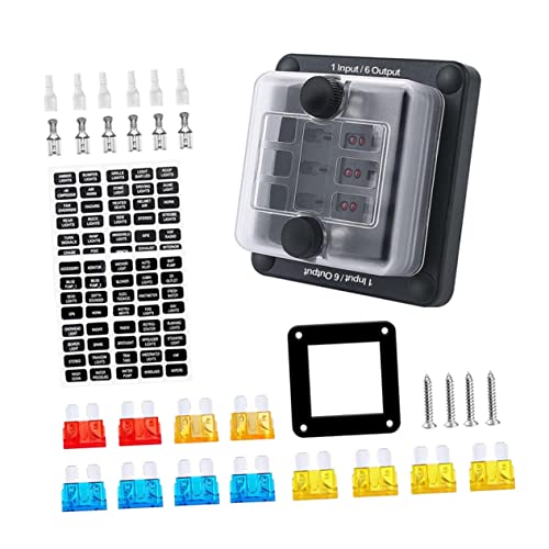 Caja de fusibles para coche que soluciona cables sueltos y protege la batería contra averías