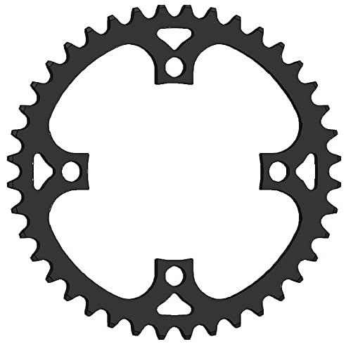 Esjot Kettenblatt für Bosch Gen 1, Gen 3 + Gen 4 44 Zähne | schwarz | Lochkreis: 104 mm | Ausführung Cover