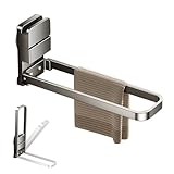 Toallero, Toalleros de Baño, Ventosa Colgador Toalla Baño, Toallero Negro para...