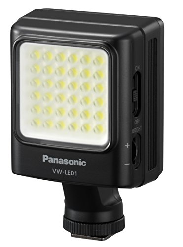 Panasonic VW-LED1E-K Torche LED vidéo pour caméscopes Panasonic compatibles - Noir