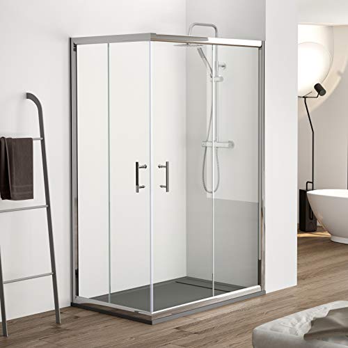 Mampara Ducha 70 X 70 Transparente Marca EstiloBaño