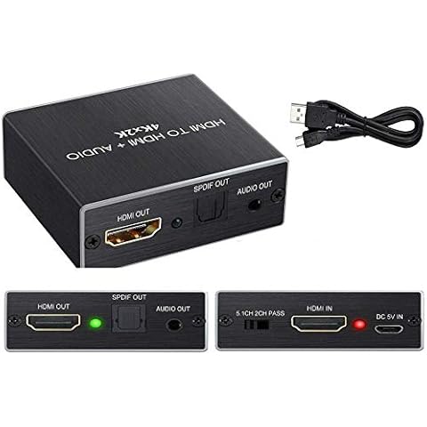 Kanex Pro HDMI Audio De-Embedder with 3D Support, 2-Channel, HDCP Compliant, Full HD 1080p (HAECOAX) Cover