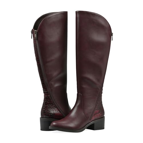 WHITE MOUNTAIN Women's Cushaw Block Heeled Tall Shaft Riding Boot2