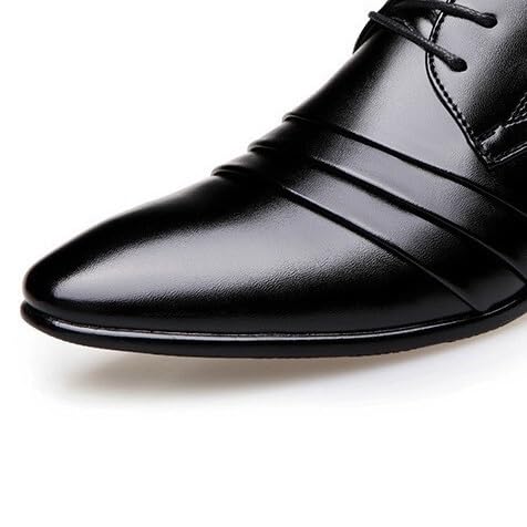 Dress Shoes for Men Men's Leather Oxfords Breathable Business Dress Shoes for Weddings Nightclubs2