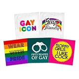 CALLVIN | Confezione da 5 preservativi Gay Freindly | Personalizzati Misura il tuo piacere | Idea regalo divertente | Per momenti divertenti e indimenticabili | In lattice sottile e resistente |