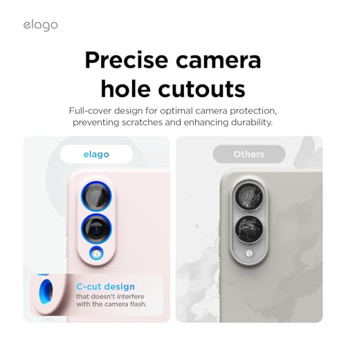 Image of elago Premium Magnetic Silicone Case for Galaxy S25 Edge Lovely Pink