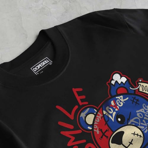 Image of DopeSkill Graphic Tee Streetwear Hip Hop Hypebeast Street Style Unisex T-Shirt Sneaker Colour Matching Shirts Cute Graphic
