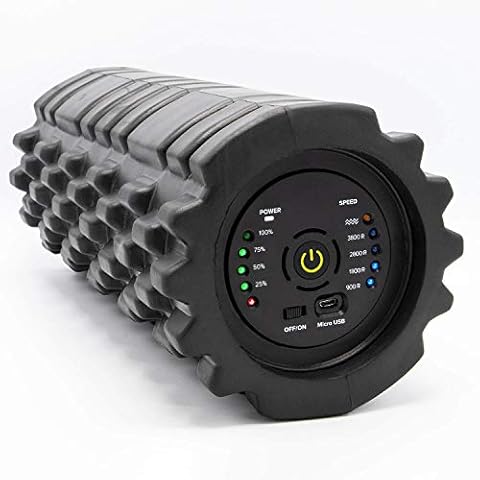 KoreHealth Vibrating Foam Roller - KoreSurge Deep Tissue Massager Muscle Roller & Back Roller for Whole Body Fitness, Myofascial Release & Muscle Recovery | Home Gym Equipment & Workout Accessories Cover