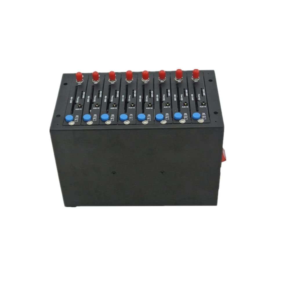 4G LTE 8 Slot 8 Port GSM Modem with Quectel EC21 Module USB Interface at Commands