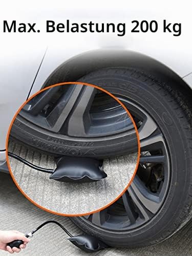 EXLECO 6 Stücke Montagekissen Hebekissen Pumpkissen Air Pump Wedge Luftkissen Montage Spreizkissen Pneumatikspanner für Tür Fenster Installation und Wohnmobilausstattung
