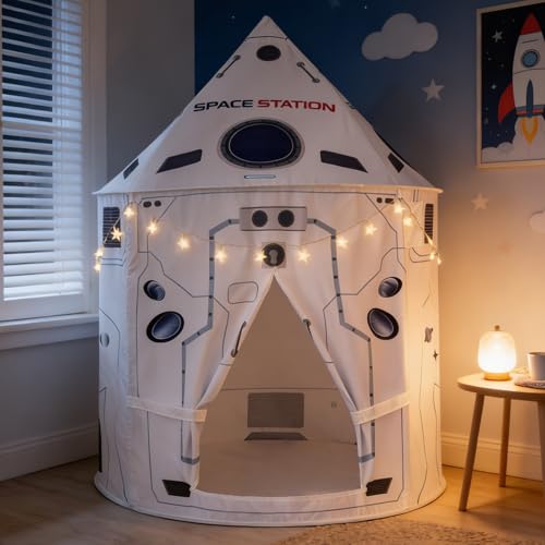 Kids Rocket Spaceship Play Tent